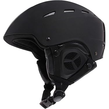 【新品、定価の半額以下】スキー　スノボ　ヘルメット マットブラック 楽天市場】ヘルメット スキー スノボ スノーボード サイズ調整
