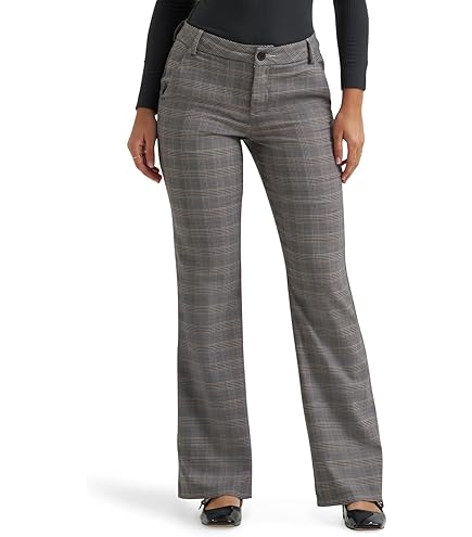 Bootcut Dress Pants Rafaella Women's Petite Curvy-Fit Gabardine Dress Pants  - Bootcut & Stretchy Women's Stretch Trousers