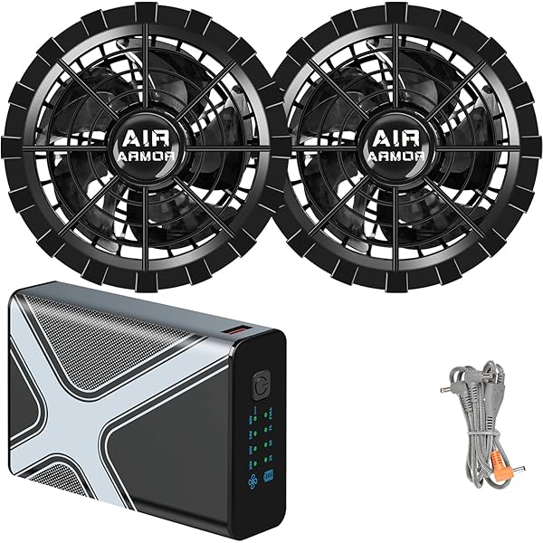 Amazon.co.jp: 2025革新設計 42V超高出力 ファンバッテリーセット 2