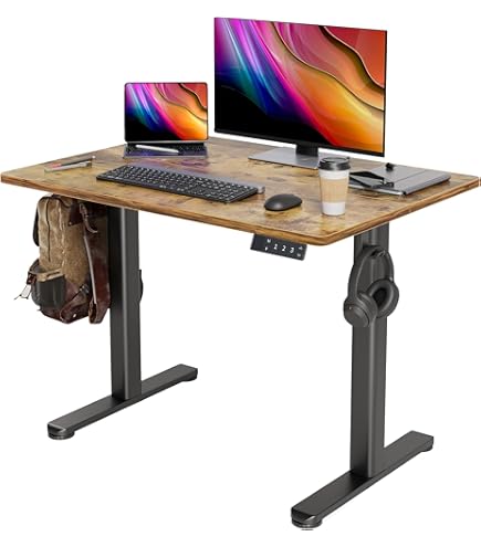 Amazon | Zontera 電動 昇降式ローデスク 高さ調整48-75cm ロー