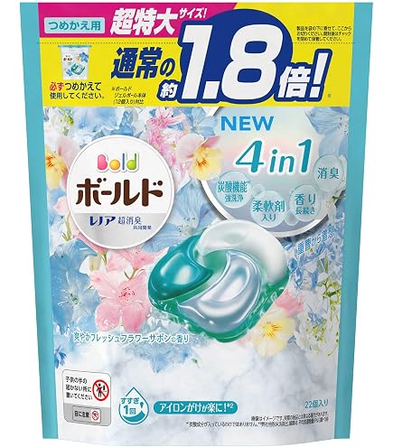Amazon.co.jp: P&G ボールド ジェルボール 爽やかフレッシュフラワー