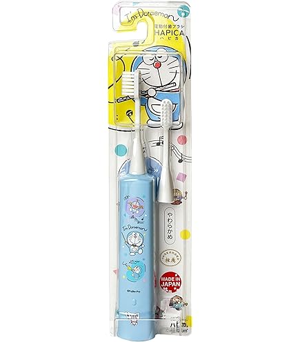 Amazon.co.jp: ハピカ こどもハピカセット ブルー 子供用電動歯ブラシ