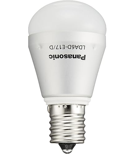 Amazon | パナソニック ミニクリプトン型 LED電球 口金直径17mm 電球 