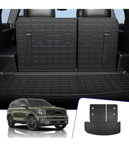 Mixsuper Organizer Per Sedile Posteriore Auto Per Kia Telluride 2020-2024 - Console Centrale In Pelle Con Porta Oggetti, Capienza 56x23x22 Cm