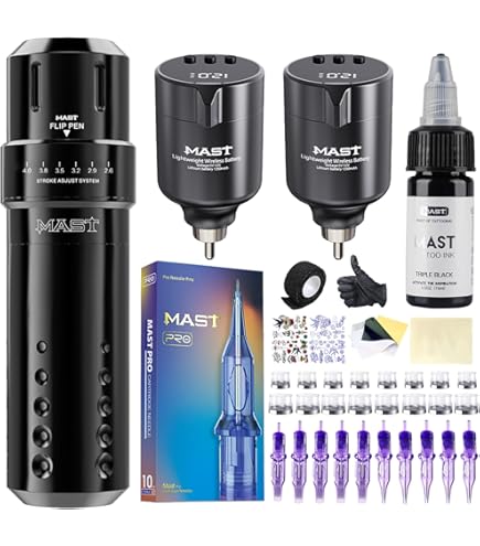 Amazon | POSEIDON ロータリータトゥーペンキット 初心者用 タトゥー