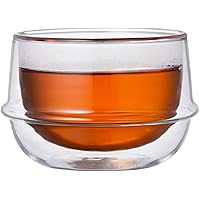 KINTO (キントー) KRONOS ダブルウォール ティーカップ 200ml 耐熱ガラス 電子レンジ・食洗機対応 ギフト プレゼント 23105