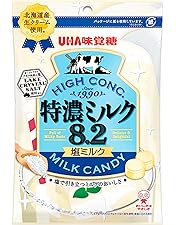 Amazon.co.jp: UHA味覚糖 特濃ミルク8.2 濃香いちご 75g×4袋 : 食品