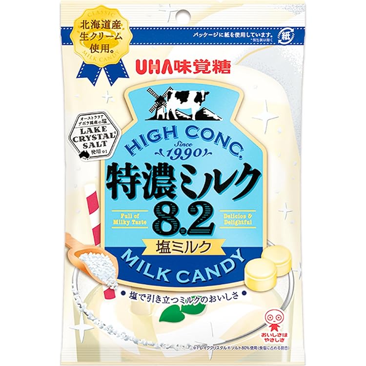 ミルク 82 公式】UHA味覚糖 商品カタログ 特濃ミルク8.2 北海道産ミルク