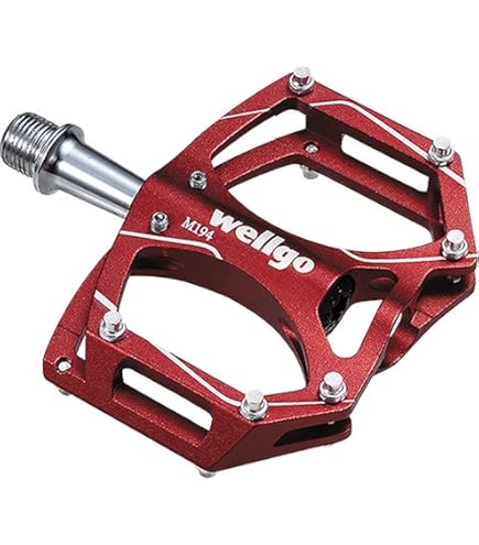 Amazon | WELLGO(ウェルゴ) アルミペダル ピン付 CNC 薄型 アップル