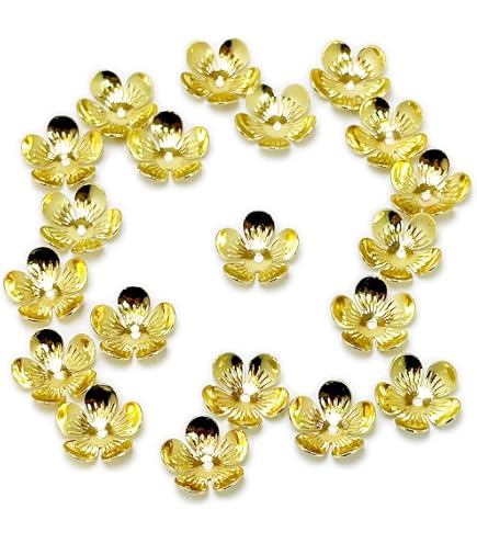 Amazon | ストアーズクラブ 4個 蓮の花座 メタルフラワー 花びら 