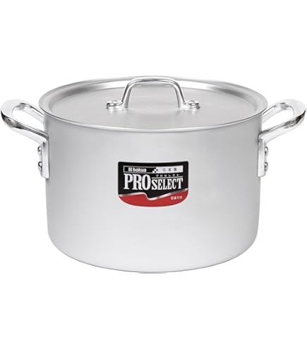 Amazon｜HOKUA(ホクア) マイスター アルミ 半寸胴鍋 18cm AHV5718