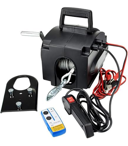 ポータブル！どこでも電動ウインチⅠ ＤＣ１２Ｖ １.３ｔ ワイヤレス！ 新品♪ Amazon.co.jp: 電動ボートウインチ、12V DCリバーシブル電動トレーラー