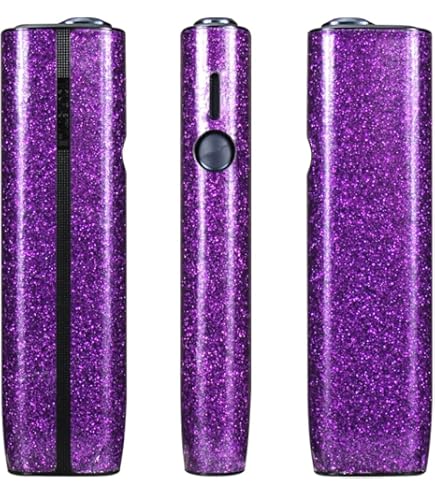 IQOSデコケース全面デコ パープル♡ IQOSケースデコ全面埋め尽くしIQOSイルマワン紫ラメ電子タバコ