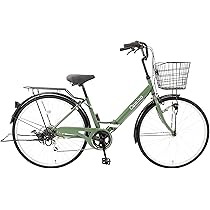 Amazon | 自転車 26インチ 折りたたみ ママチャリ シティサイクル