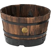 Amazon.co.jp: タカショー ウッドオーバルプランター M 48×24