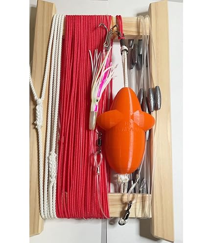 Amazon | 鳥山漁具 トローリング カツオ用ロングヒコーキ仕掛けセット