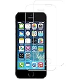 【2枚セット】KPNS 日本素材製 強化ガラス iPhoneSE 第一世代 iPhone5s 5c 5 用 ガラスフィルム カバー 保護フィルム