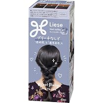 花王 リーゼ 泡カラー ミッドナイトアッシュ黒髪　ヘアカラー　ネイビー Amazon | リーゼ 泡カラー ミッドナイトアッシュ 黒髪染め | リーゼ