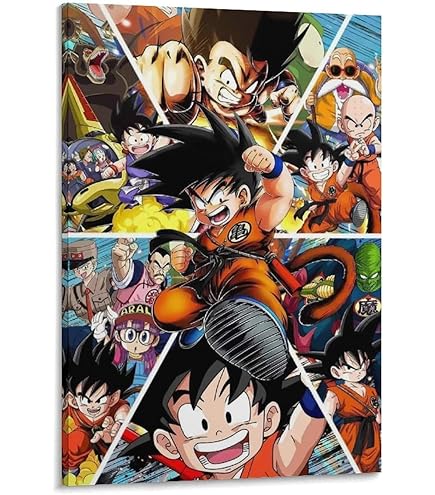 Amazon.co.jp: ドラゴンボール ポスター ゴジータキャンバス 大きい