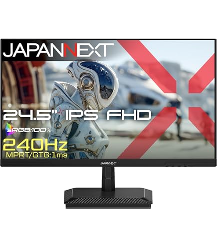 Amazon.co.jp: JAPANNEXT 24.5インチ ゲーミングモニター 260Hz 1ms
