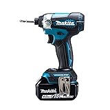 マキタ(Makita) 充電式インパクトドライバ 18V6Ah バッテリ2本・充電器・ケース付 TD157DRGX