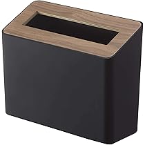 Amazon｜山崎実業(Yamazaki) 天板付き トラッシュカン 角型 ブラウン