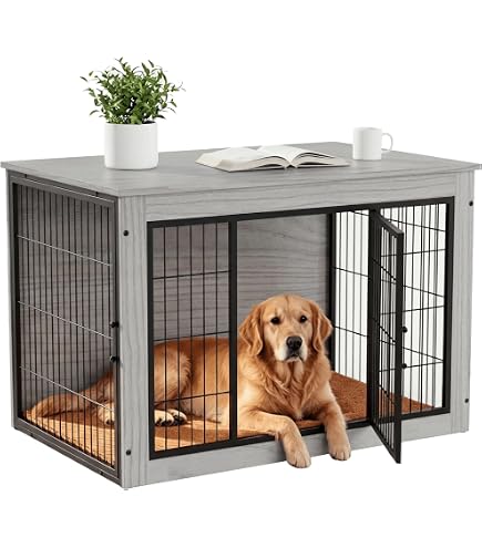 Amazon.co.jp: 犬 ケージ ペットケージ 木製 ペットサークル 小中型犬