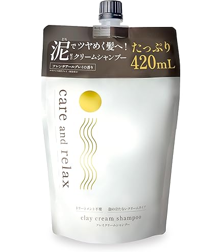 Amazon | care and relax(ケアリラ) クレイクリームシャンプー 本体