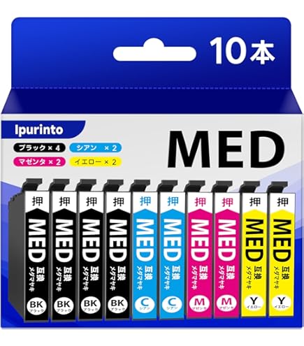 OKO　インク Amazon.co.jp: MED-4CL メダマヤキ インク エプソン対応 MED