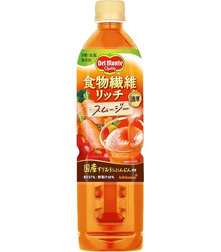 Del Monte デルモンテ 食物繊維リッチ スムージー 800ml×15個