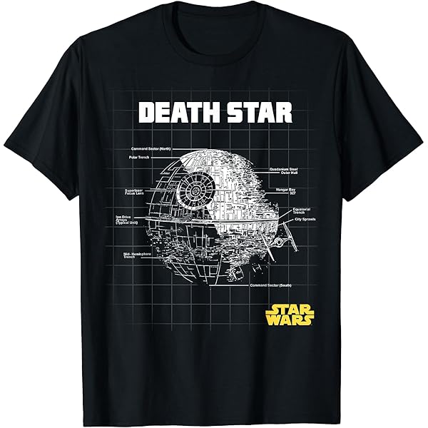 Amazon | スター・ウォーズ デス・スター 回路図 Tシャツ | T