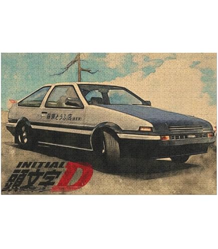 廃番　エポック社 1000ピース ジグソーパズル 頭文字D 拓海とハチロク 81jQLIyMcZL._UF350,350_QL50_.jpg