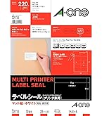 Amazon | エーワン ラベルシール キレイにはがせる 角丸 10面 10シート