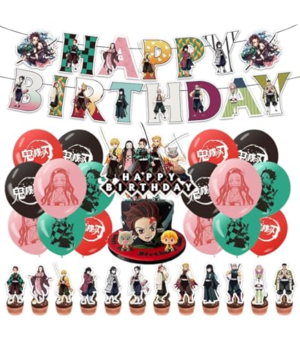 Amazon.co.jp: はたらく細胞 誕生日 飾り付け パーティー セット 漫画