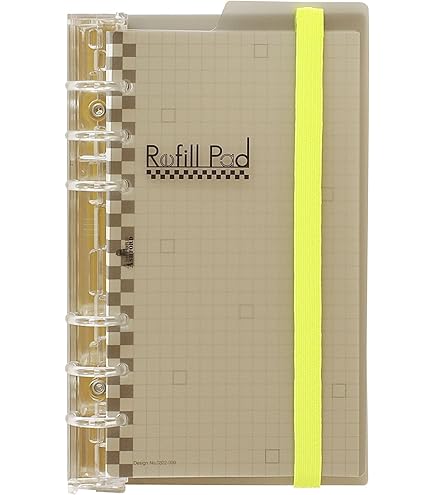 Amazon | ミニ6穴 リフィルパッド リング径10mm【クリア】 1709-000