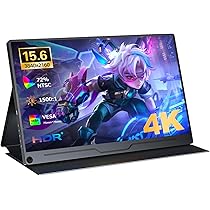 ゲーミングに最適‼️15.6インチ モバイルモニター フルHD Amazon.co.jp: Mayfee! 4K モニター 15.6インチ 100% Adob​​e