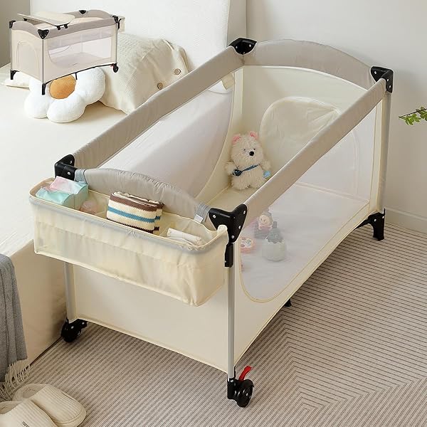 Amazon.co.jp: Kennkari ベビーサークル 新生児 折りたたみ マット付