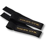 ゴールドジム(GOLD`S GYM) リストストラップ G3500 【初心者~プロ対応】 握力の補助 鍛えたい部位の集中トレーニング 懸垂 ラットプルダウン デッドリフト シーテッドローイング 【ゴールドジム正規品 ゴールドジムトレーナー愛用】