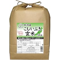 Amazon.co.jp: 田中米穀 新潟産 こしいぶき 玄米 5kg 令和8年産 : 食品