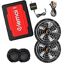 Amazon.co.jp: 【最新 42V業界最強 30000mAh】作業服 ファン