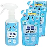 レック(LEC) 重曹の激落ちくん クリーナー 泡スプレー 重曹 + アルカリ電解水 (本体400ml×1本 + 詰替え用360ml×2個セット) 本体+詰替用2個