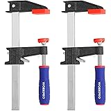 WORKPRO クランプ Fクランプ 最大締付力272kg 口開き150mm DIY工具 木工 接着 強力 固定 溶接 作業 切削 締付 F型 2個セット