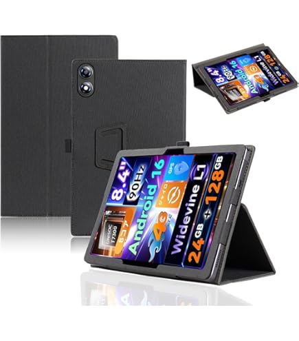 新品未開封 BNCF Bpad T1 本体 8インチ Androidタブレット BNCF Bpad T1 ケース 8.4インチ カバー PUレザー 手帳型 持ち手 ベルト