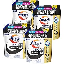 Amazon.co.jp: 【ケース販売 大容量】アタックZERO 衣類から洗濯槽