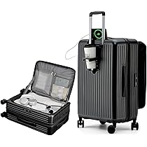 Amazon | [SupTrip] スーツケース キャリーケース 多機能 片開き