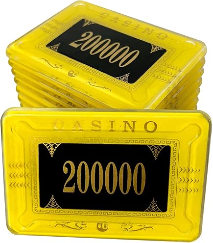 ポーカー チッププラーク高額チップ長方形 (10万25枚100万20枚)セット Amazon | MRC ポーカーチッププラーク5枚 金額 長方形 $100 ブラック