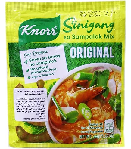 Amazon.co.jp: Knor Sinigang sa Sampalok Mix Original 40g シニガン