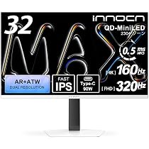 Amazon.co.jp: INNOCN GA32V1M MAX 32インチ 4K ゲーミングモニター QD