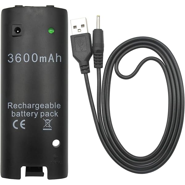 Amazon.co.jp: Wiiリモコン用USBケーブル『電池いりま線 (ピンク