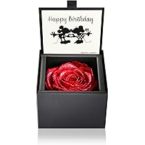 Amazon｜可愛い プリザーブドフラワー バラ レッドローズ 薔薇